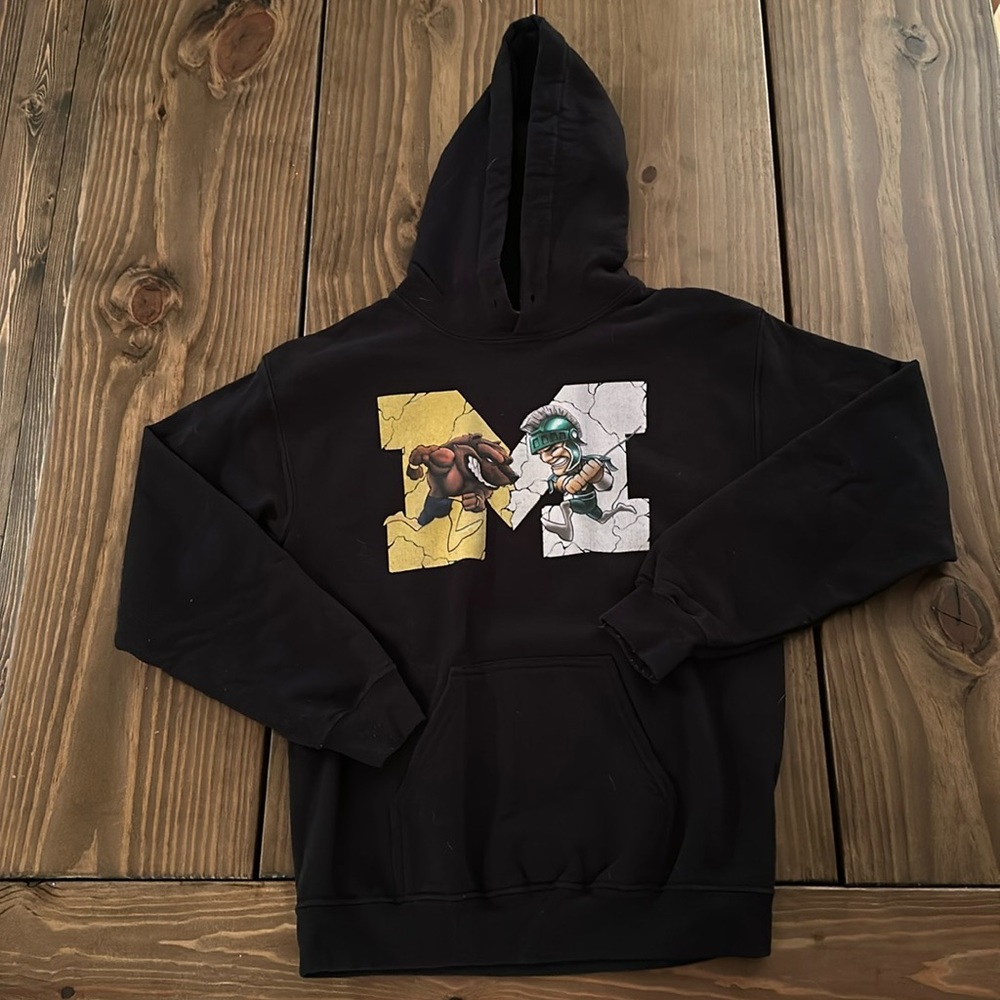 Michigan vs. Michigan State hoodie size small
